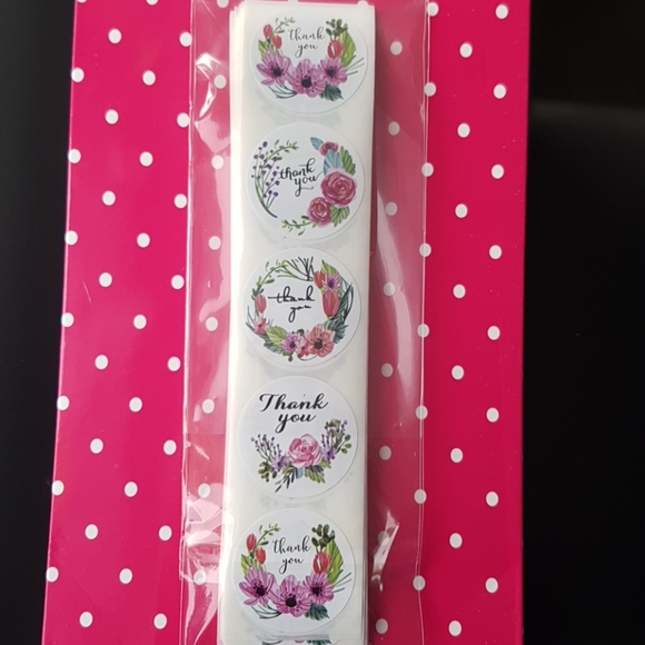 100 pcs Thank You Stickers 1" Inch - Picture 7 of 10